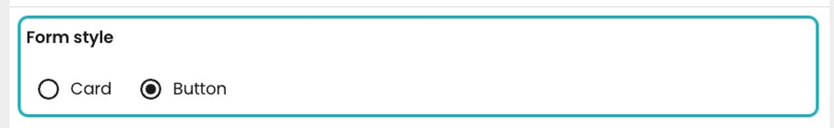 Click on Form style…