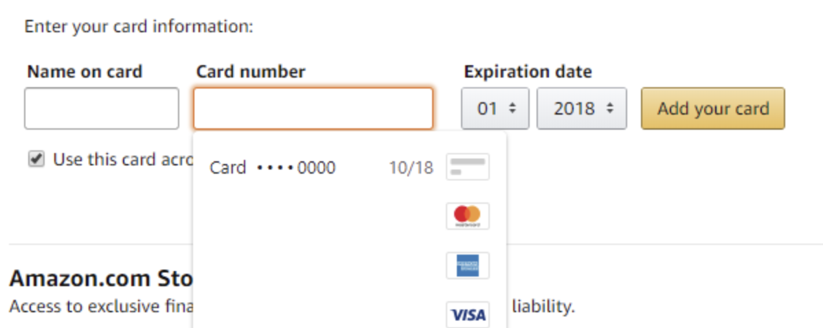 Auto-fill feature illustration