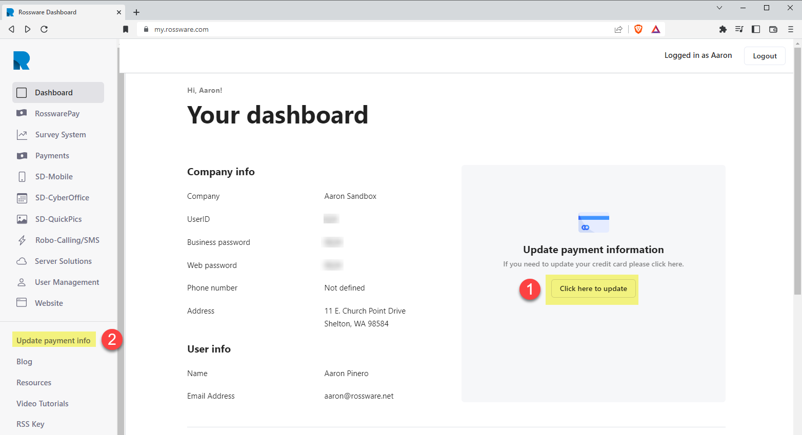 Click Here to Update