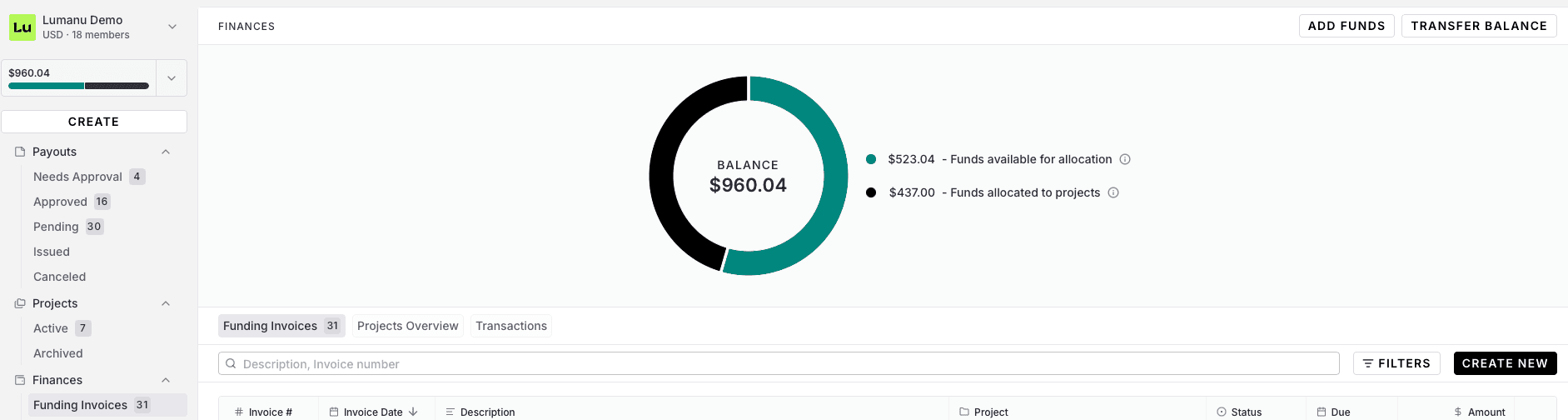 How to Pre-Fund Your General Lumanu Balance
