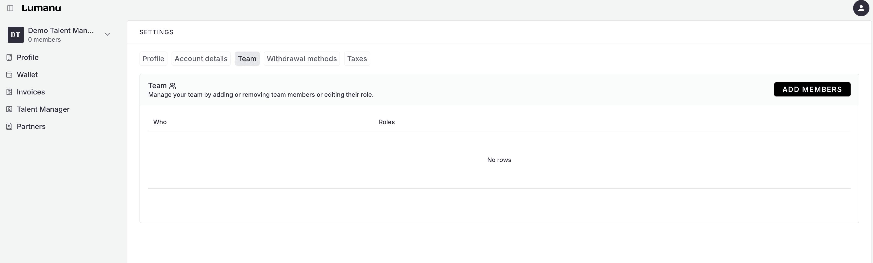 Adding Team Members to Your Workspace