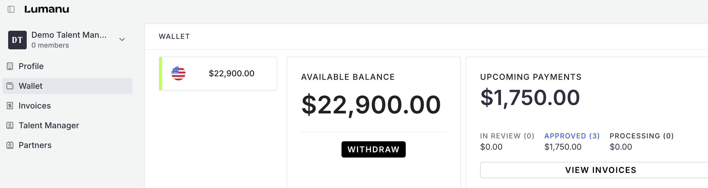 What is the payout experience for the vendor?