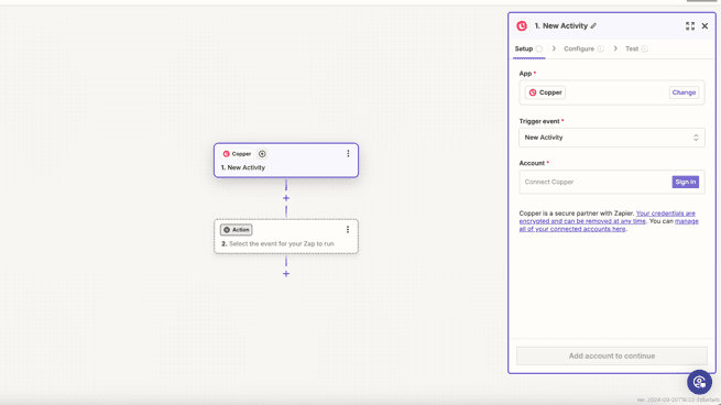 How to integrate Copper with Lumanu using Zapier