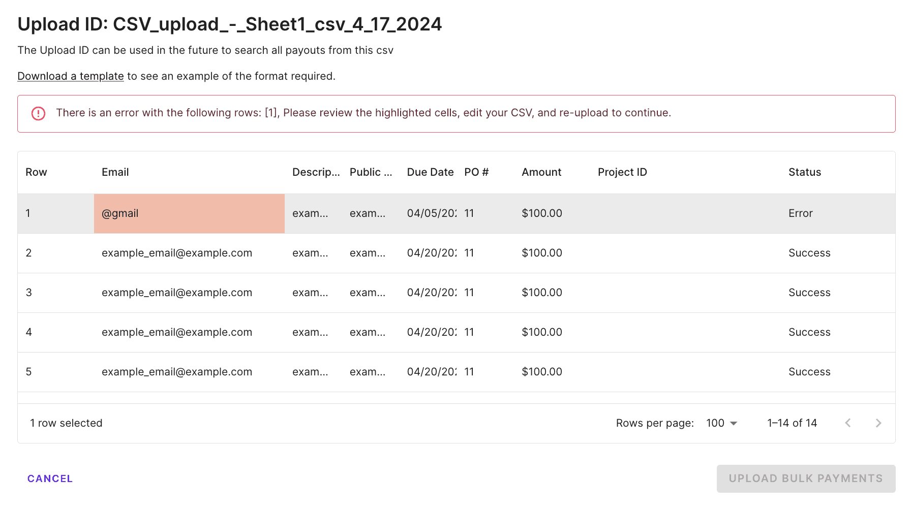 How to add invoices to a Project