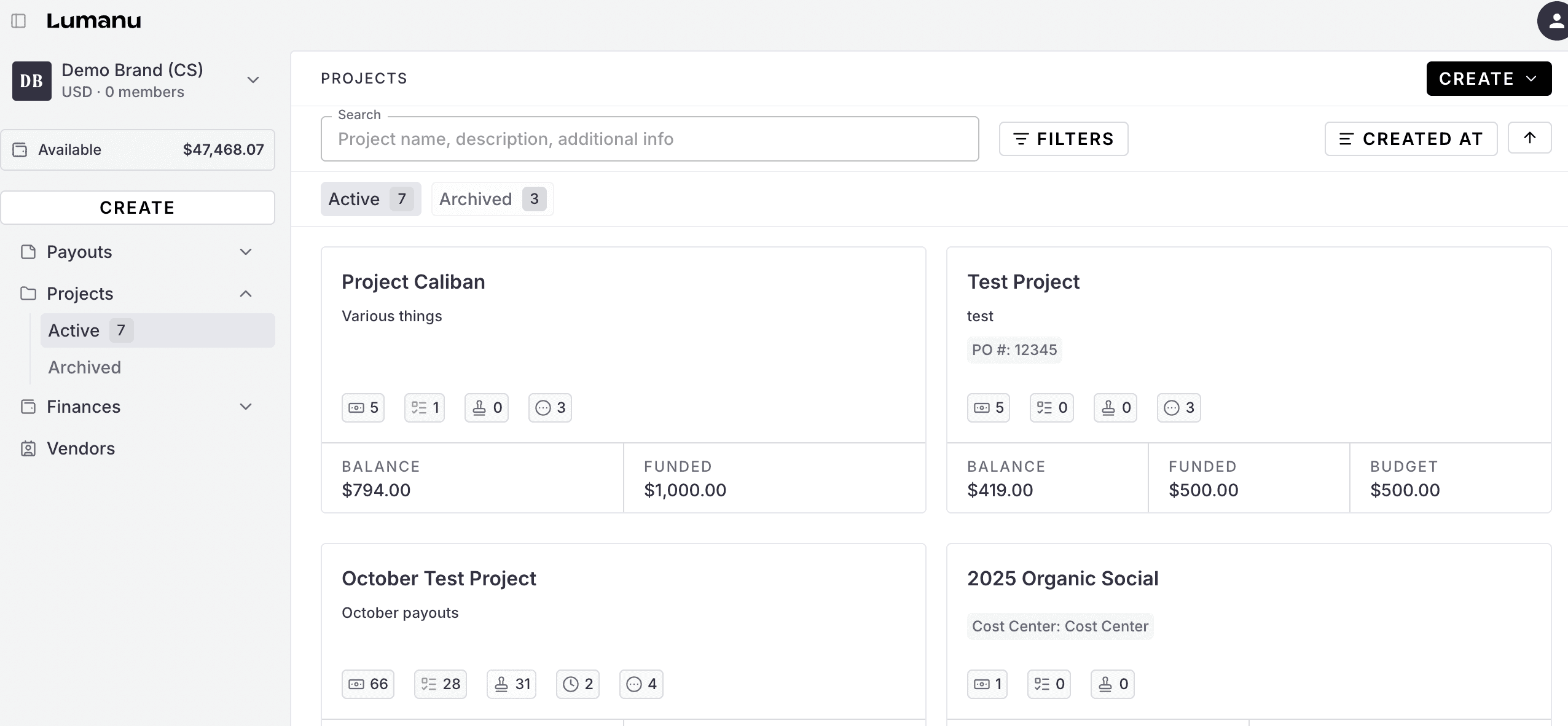 A Guide to Lumanu Projects