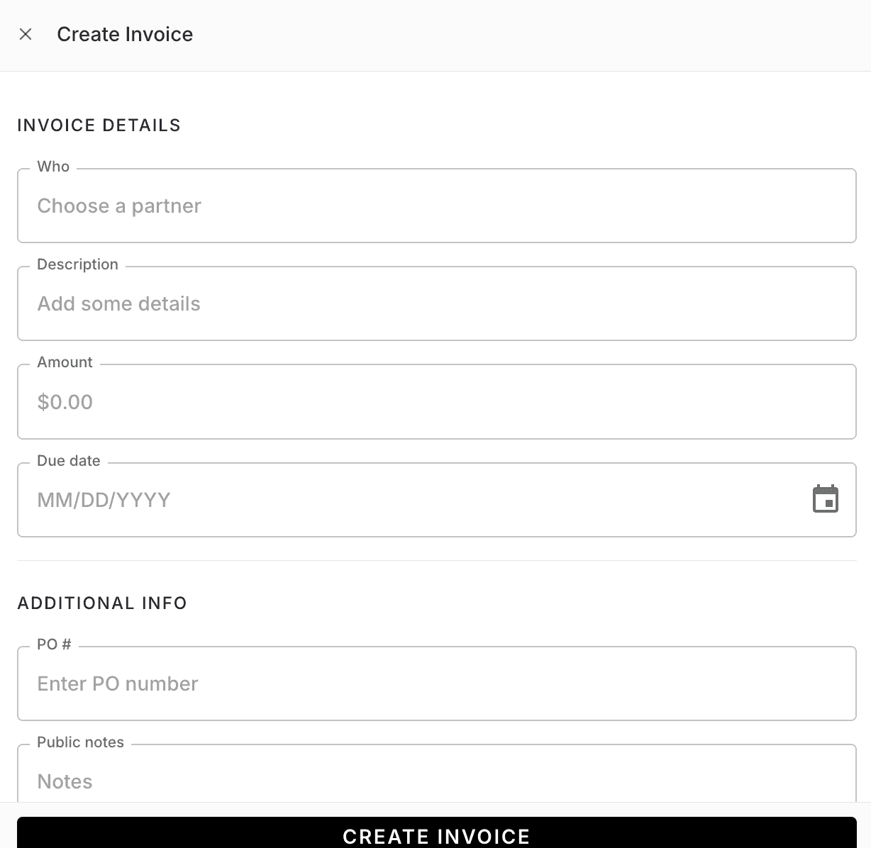 What is the payout experience for the vendor?