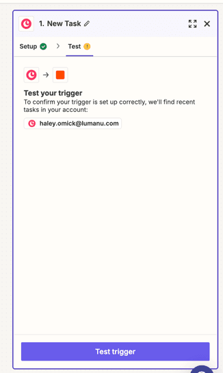 How to integrate Copper with Lumanu using Zapier