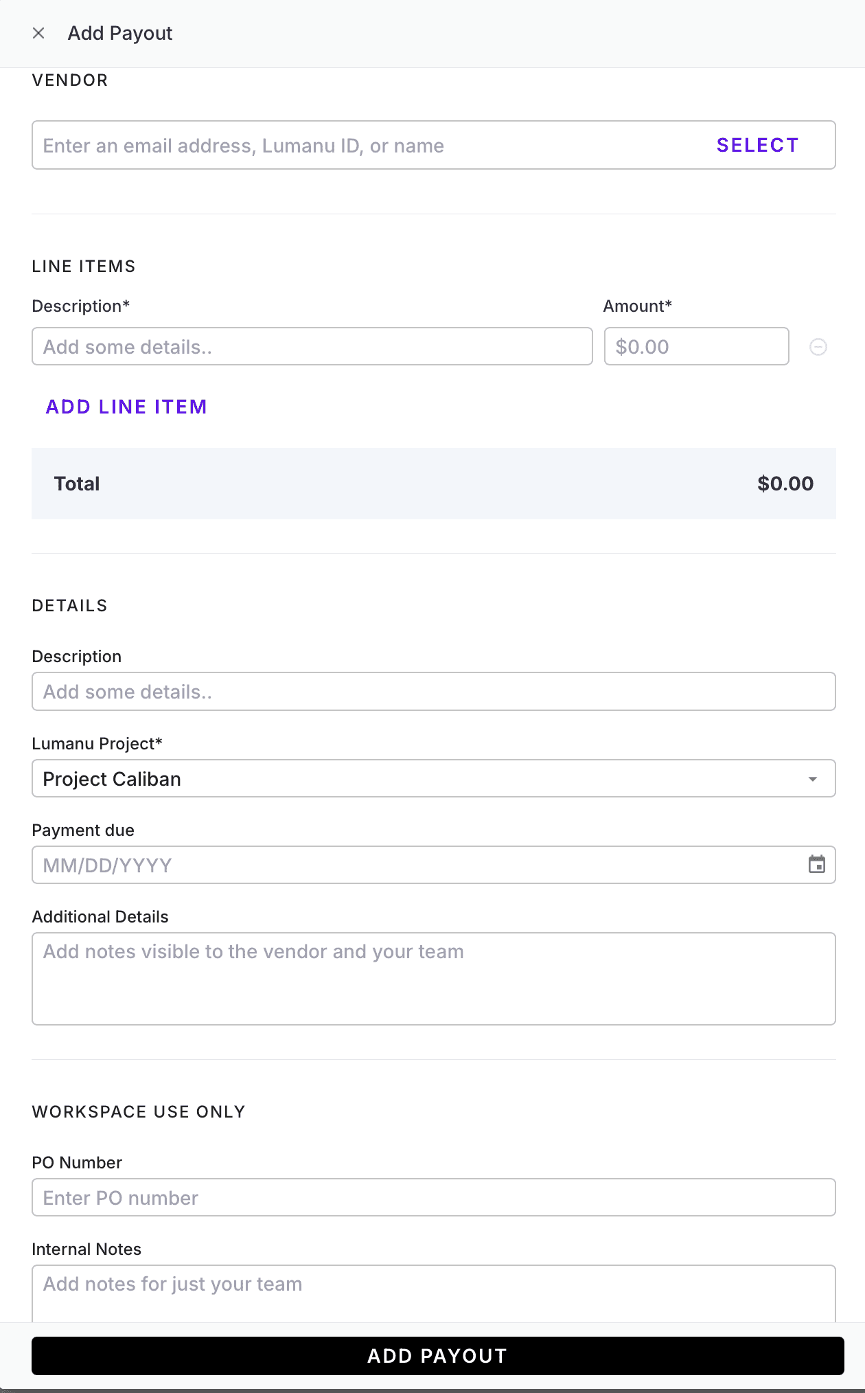 How to add invoices to a Project