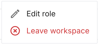How to leave an organization