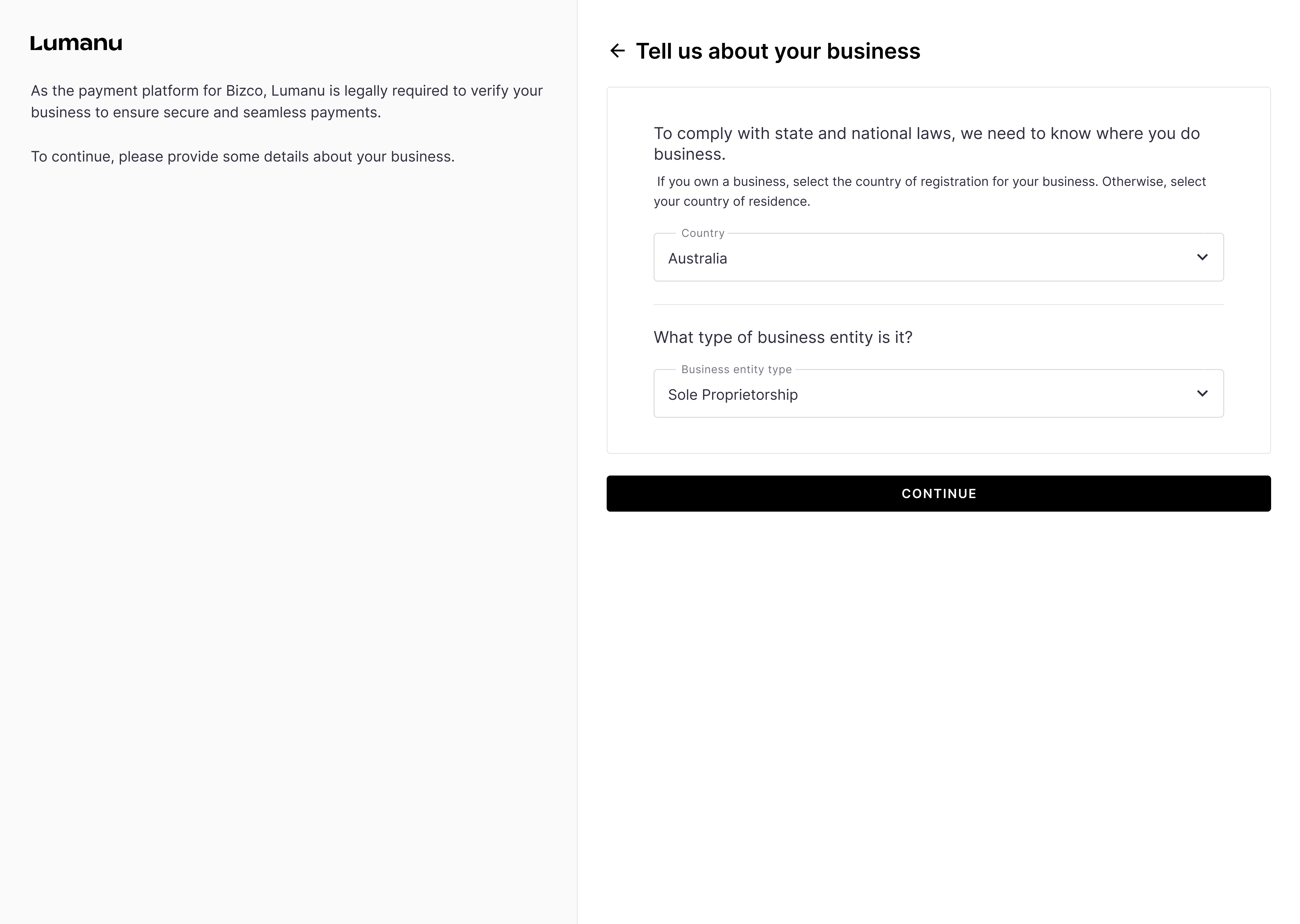 Onboarding process for Non-U.S. Based Vendors